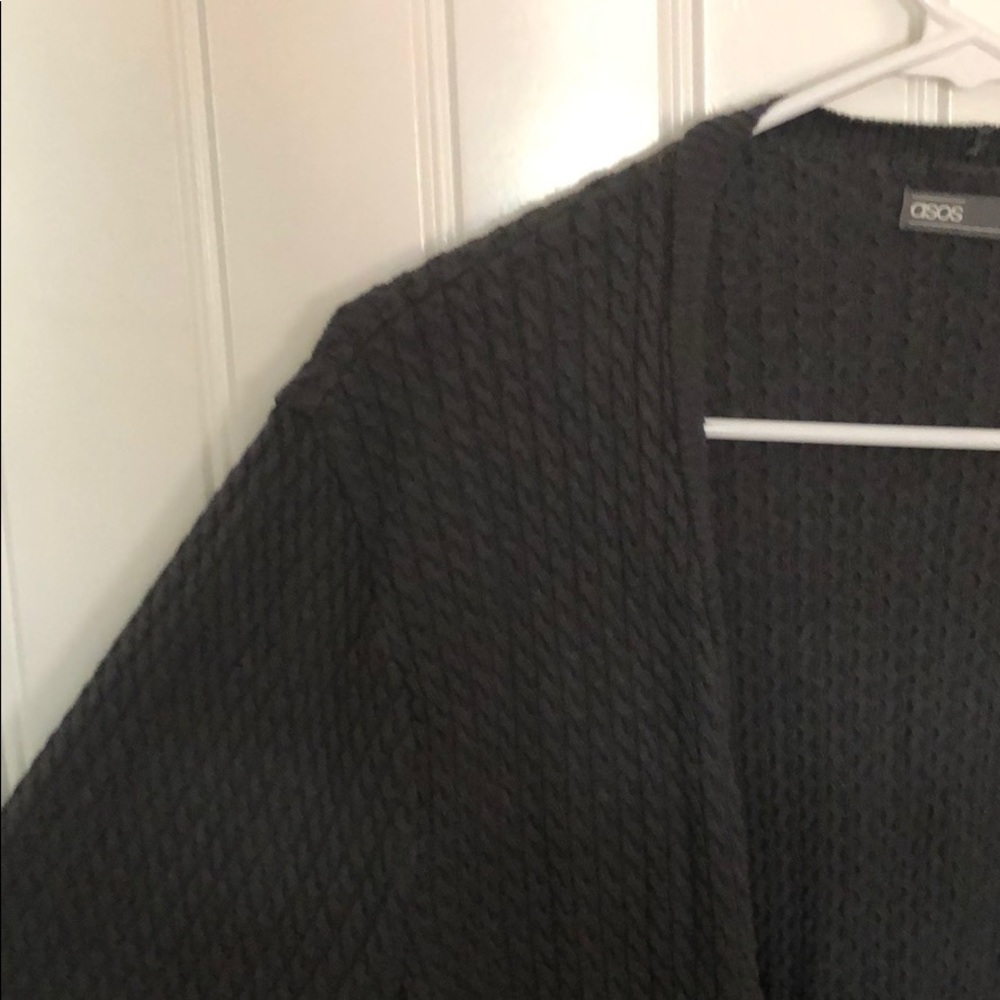 Dark gray cardigan